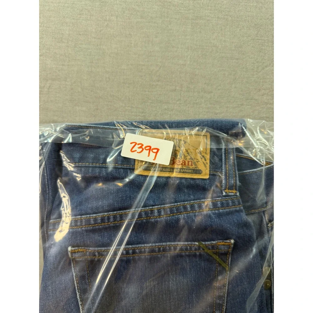 LL Bean Selvedge Denim Jeans Mens 32x32 Limited Edition No. 1176/1912 Button Fly